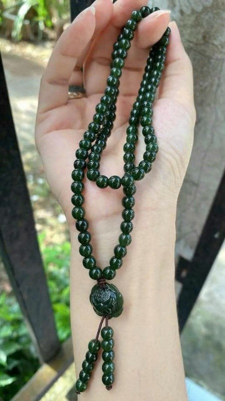 Chuỗi Ngọc Bích 6li 108 viên Ms.79.A10