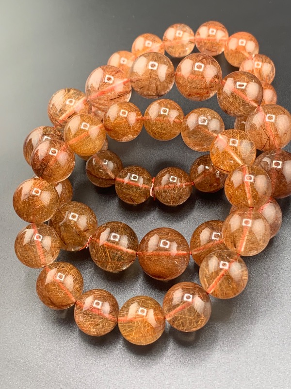 Vòng Tay Thạch Anh Tóc Đỏ A20