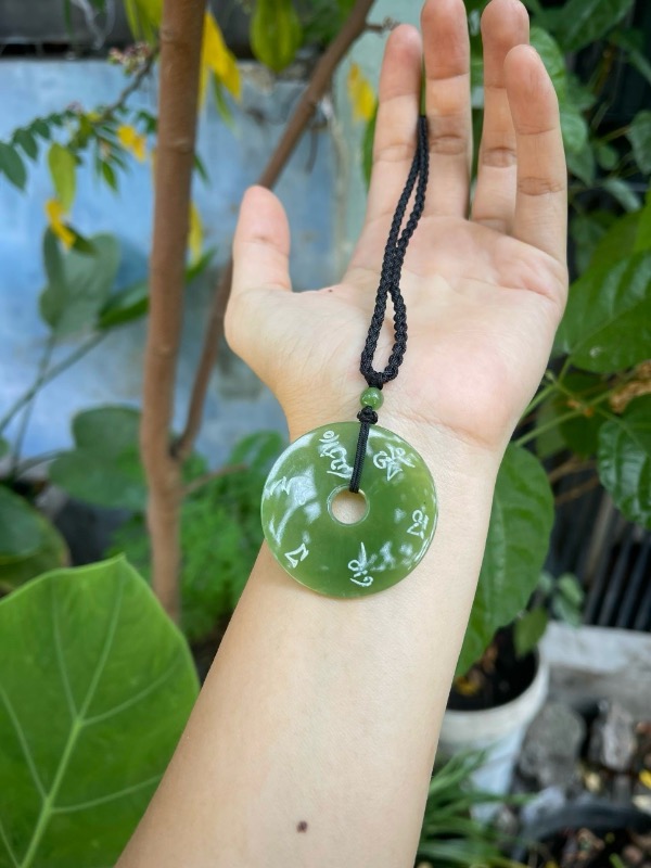 Mặt Dây Chuyền Đồng Điếu Ngọc Bích Ms.045A10