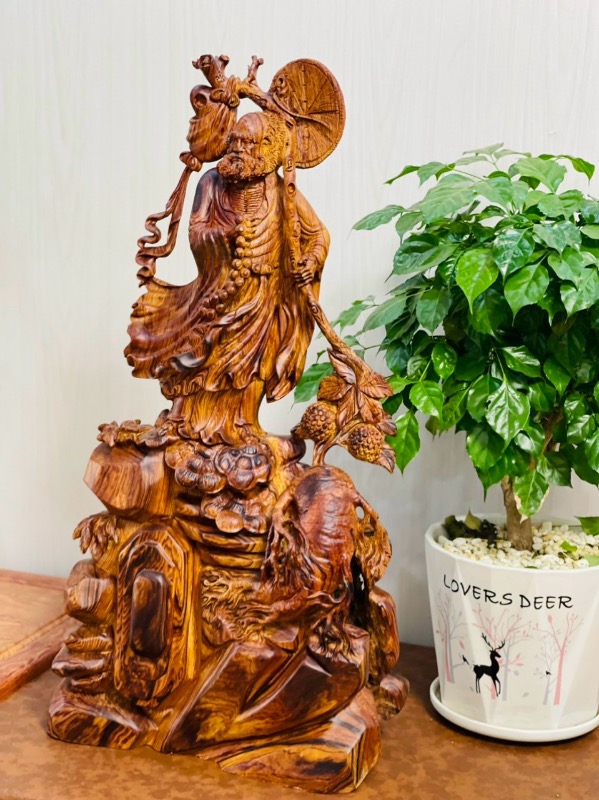 Tượng Ngài Đạt Ma Gỗ Cẩm Ms.048.A30