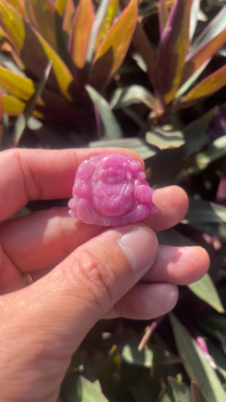 Phật Di Lạc Đá Ruby