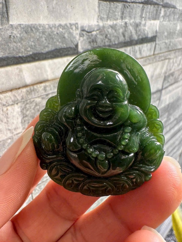 Phật Di Lạc Ngọc Bích Size Trung