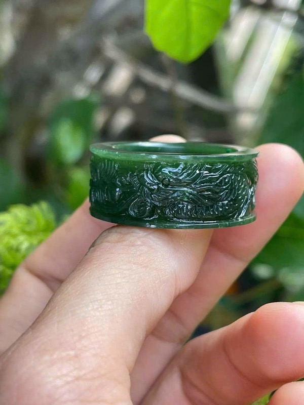 Nhẫn Càn Long Ngọc Bích 10li Ms.79.A10