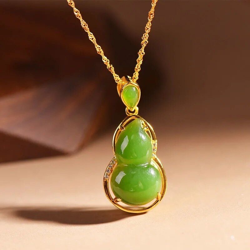 Mặt Dây Chuyền Hồ Lô Ngọc Bích 