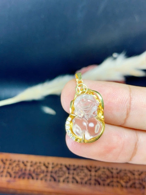 Tỳ hưu thạch anh trắng Ms.10.A20