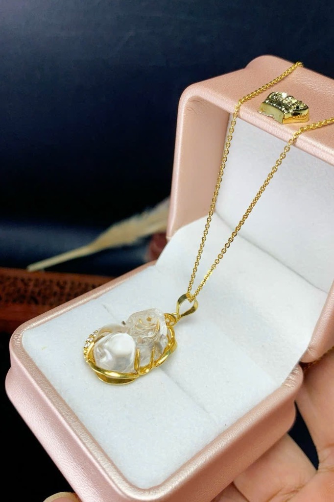 Tỳ hưu thạch anh trắng Ms.10.A20