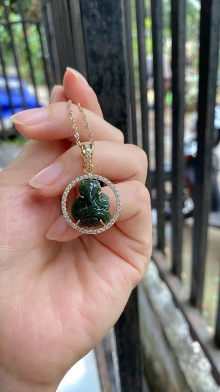 Mặt Dây Ngọc Bích Hồ Ly