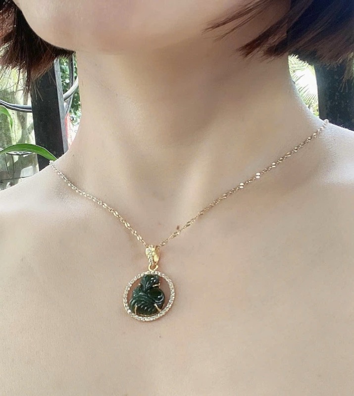 Mặt Dây Ngọc Bích Hồ Ly