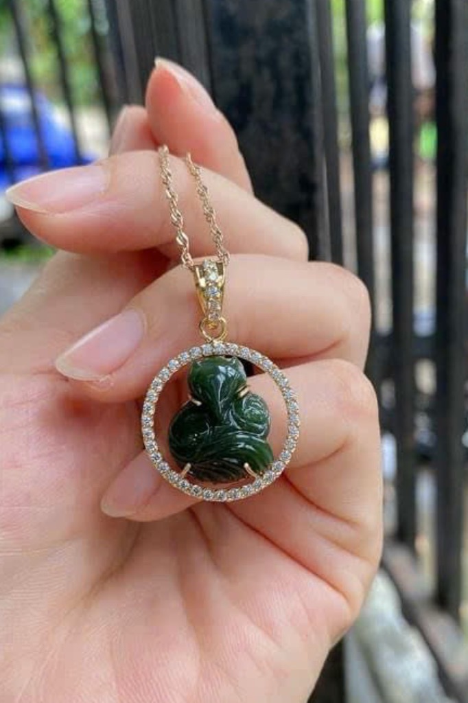 Mặt Dây Ngọc Bích Hồ Ly